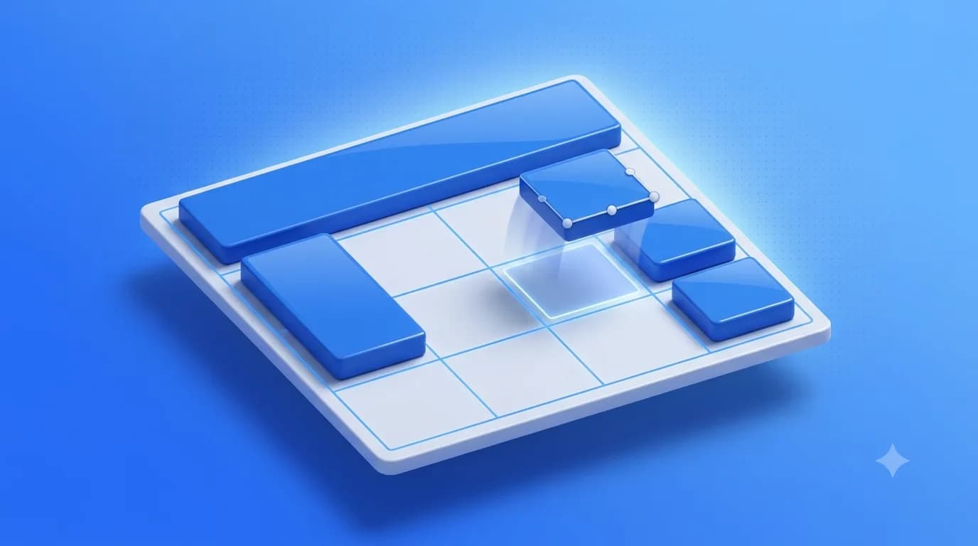 CSS Grid Builder illustration