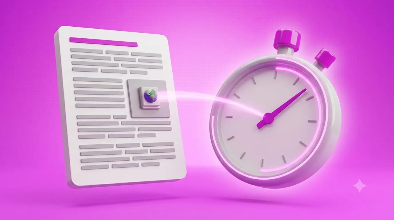 Reading Time Calculator illustration