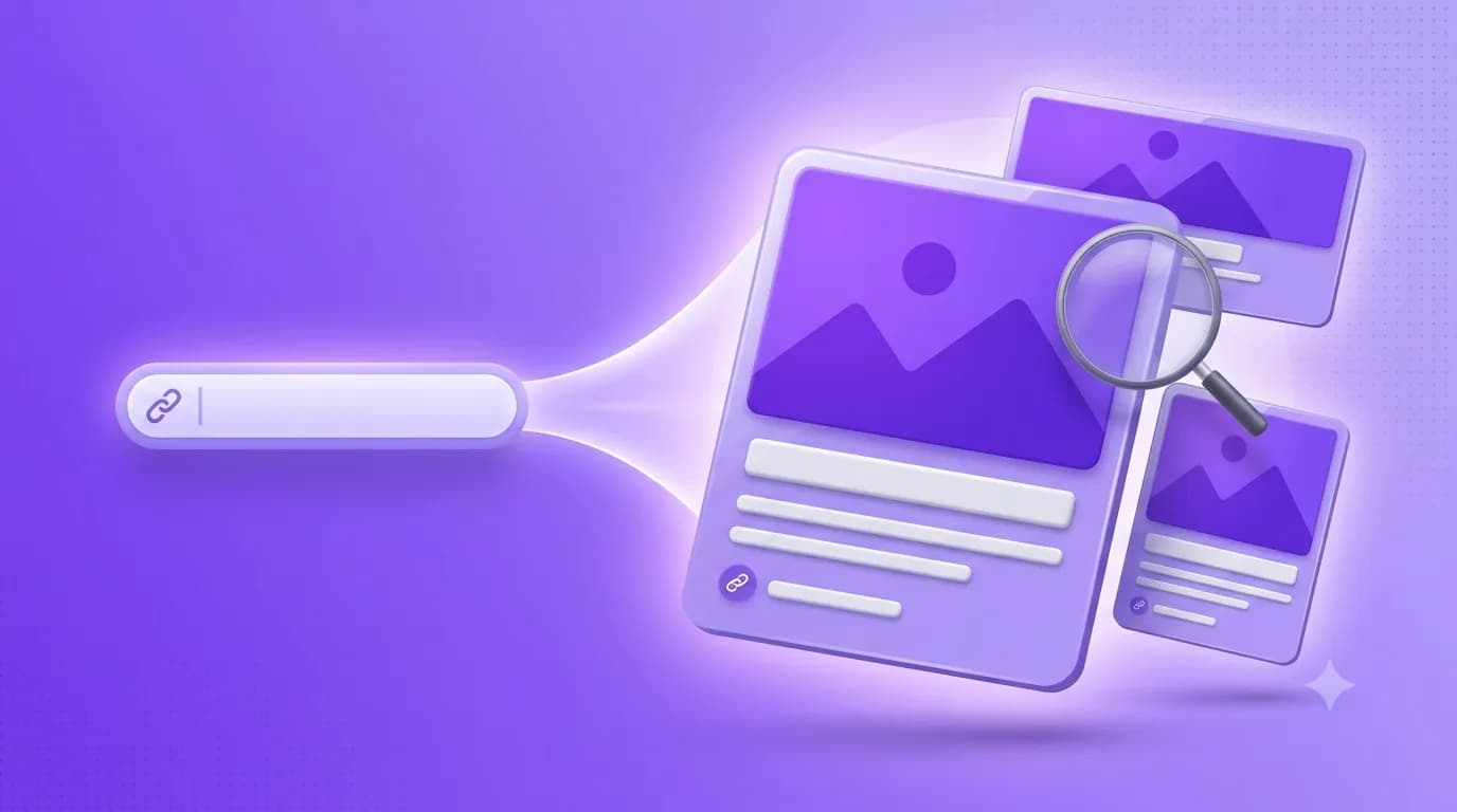 Social Link Preview illustration